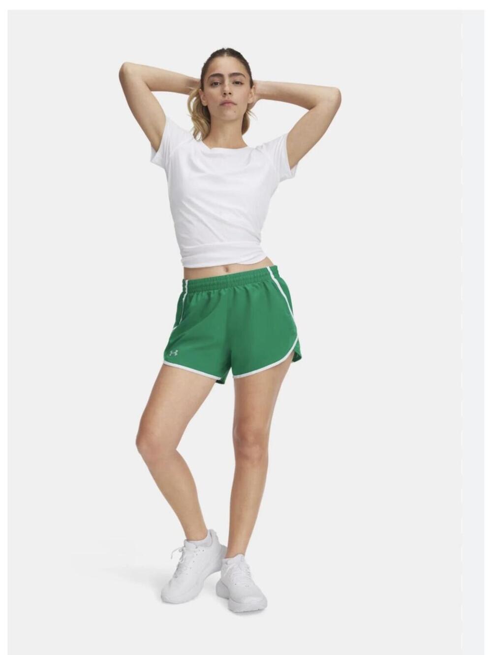 UnderArmour green athletic shorts